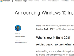 ΢ܛDevͨWin 10 Insider Preview Build 20211